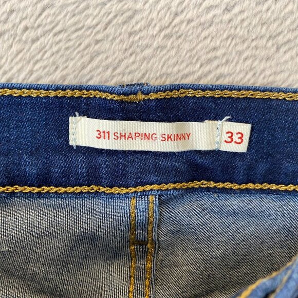 Levis Women's Jeans 33x30 311 Shaping Skinny Dark Wash For Women - Picture 10 of 16